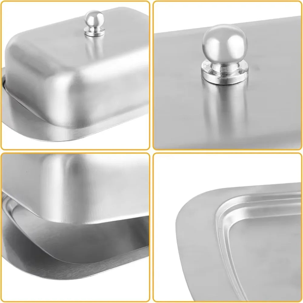 Stainless Steel Butter Dish Container
