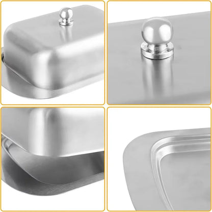 Stainless Steel Butter Dish Container