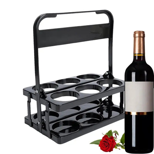 Foldable 6-Bottle Drink Carrier