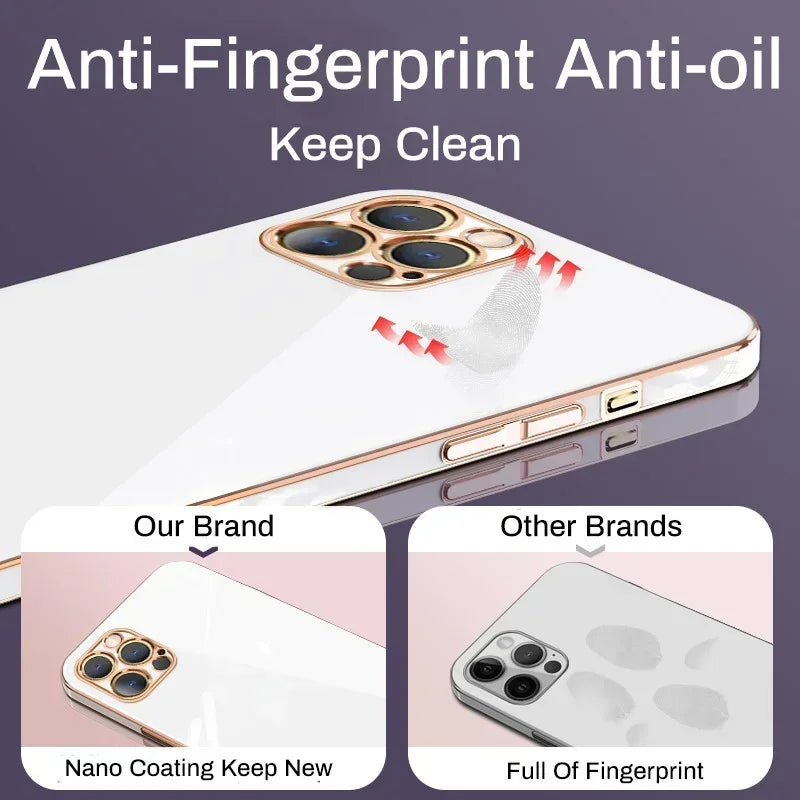 Solid Color Phone Case For iPhone