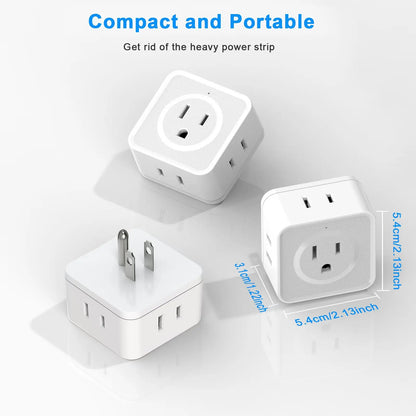 5-Way Wall Outlet Extender