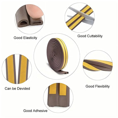 Self-Adhesive EPDM Door & Window Weather Seal Strip