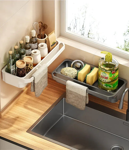 Sink Drain Organizer Shelf