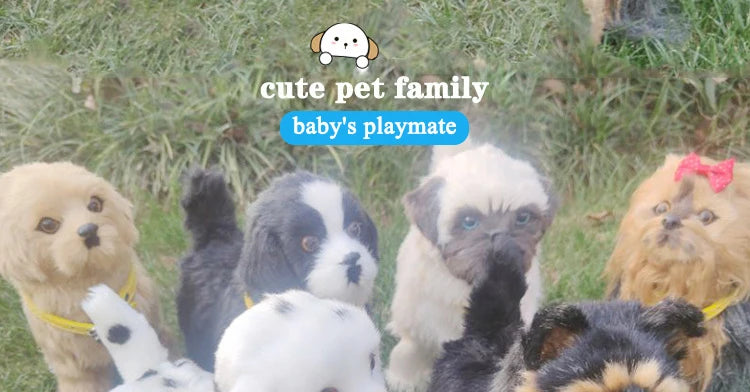 Interactive Walking Plush Robot Dog