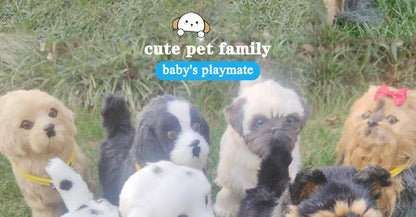 Interactive Walking Plush Robot Dog