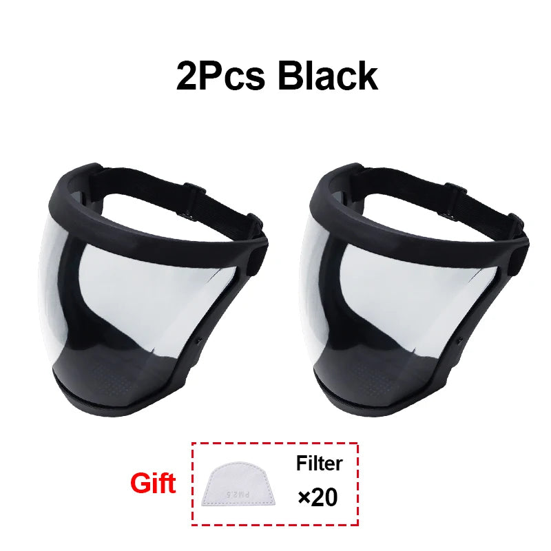 Reusable Full Face Protective Shield
