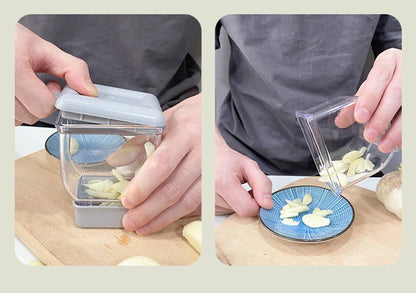 Manual Pressing Garlic Grater Cutter