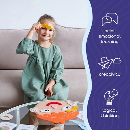 Kids Social Emotional Learning Face Board Activity Set