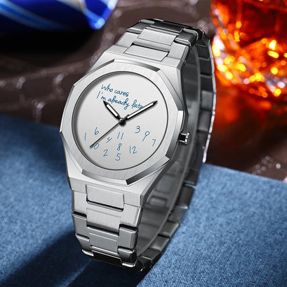 Luxury Men's Quartz Business Casual Steel Watch