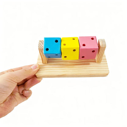 Wooden Hamster Magic Cube Chew Toy