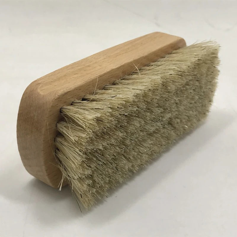 Pig Bristle Shoe Cleaning Brush
