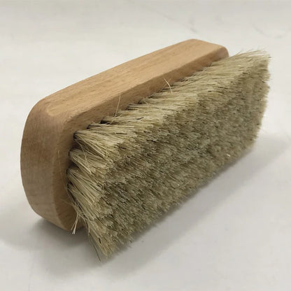 Pig Bristle Shoe Cleaning Brush