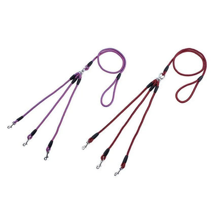 Adjustable 3-Way No-Tangle Dog Leash