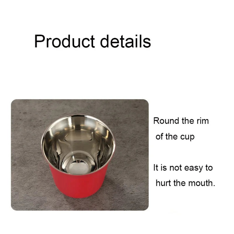 Reusable 304 Stainless Steel Coffee Cup