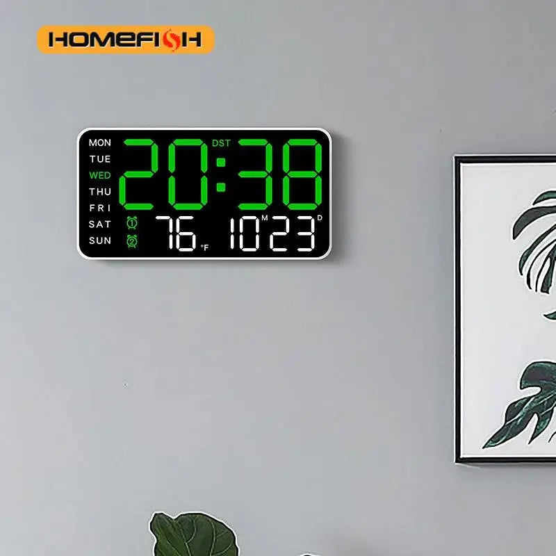 Large LED Digital Wall Clock
