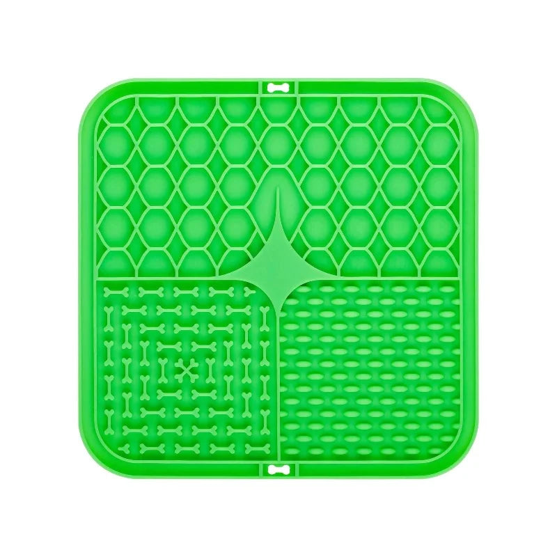 Slow Feeder & Bath Distraction Mat for Dogs