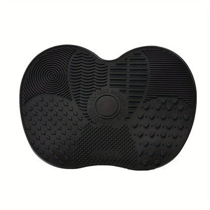 Apple-Shaped Silicone Makeup Brush Cleaning Pad
