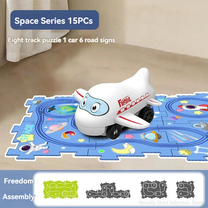 Puzzle Toy Set Rail Car