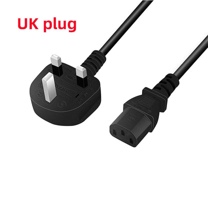 EU UK US AU IEC C13 Power Cable – 10A Appliance Lead