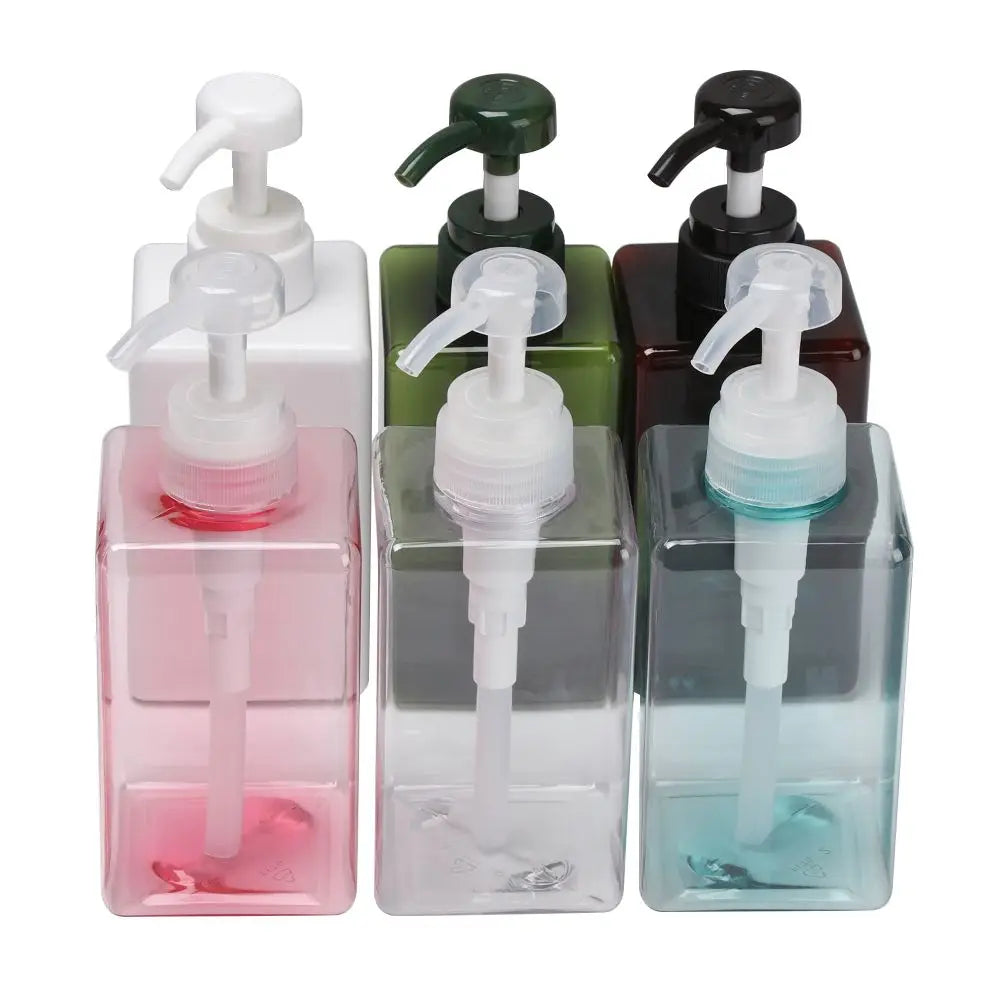 Clear PETG Refillable Soap Dispenser Bottle with Pump