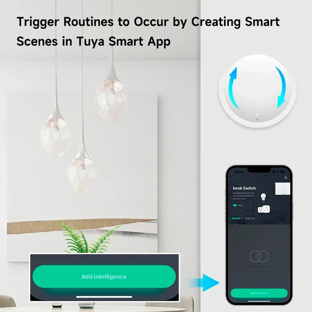 Wireless Zigbee Scene & Dimmer Controller