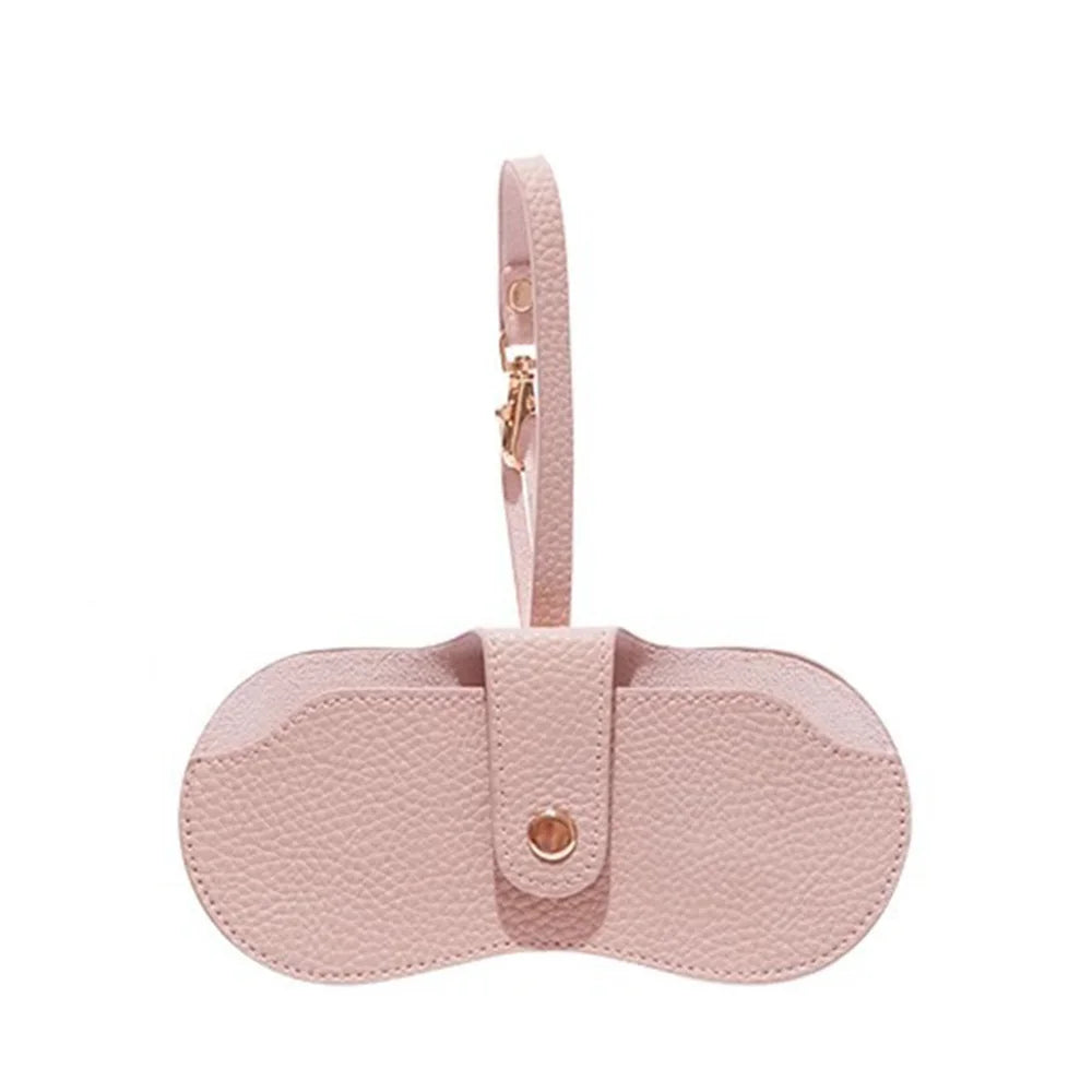 Magnetic Leather Glasses Case