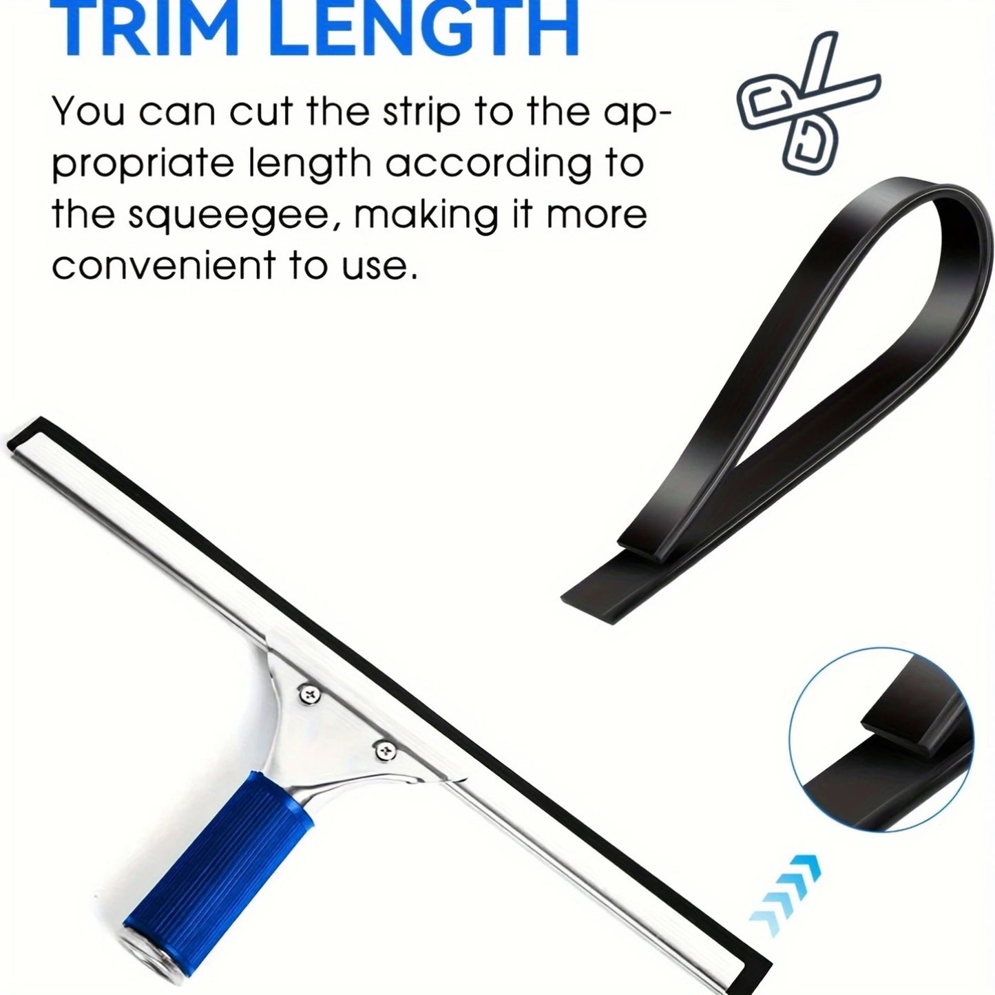 Silicone Squeegee Replacement Rubber Blades