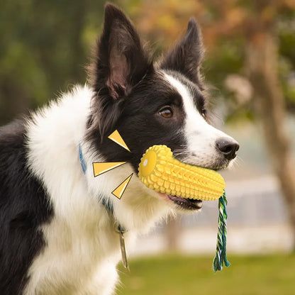 Corn Chew Squeaky Dog Toy