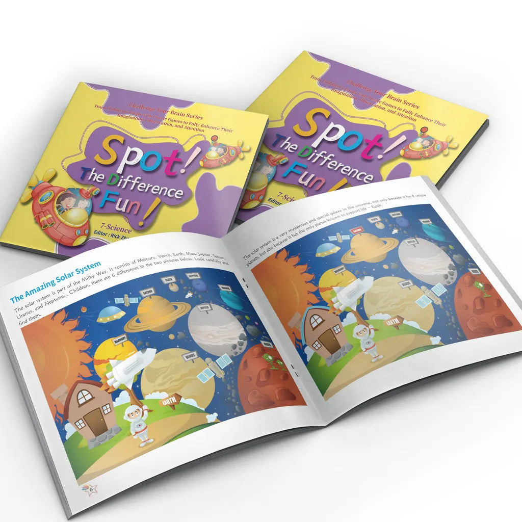 Spot the Difference Puzzle Books for Kids – 8 Book Set