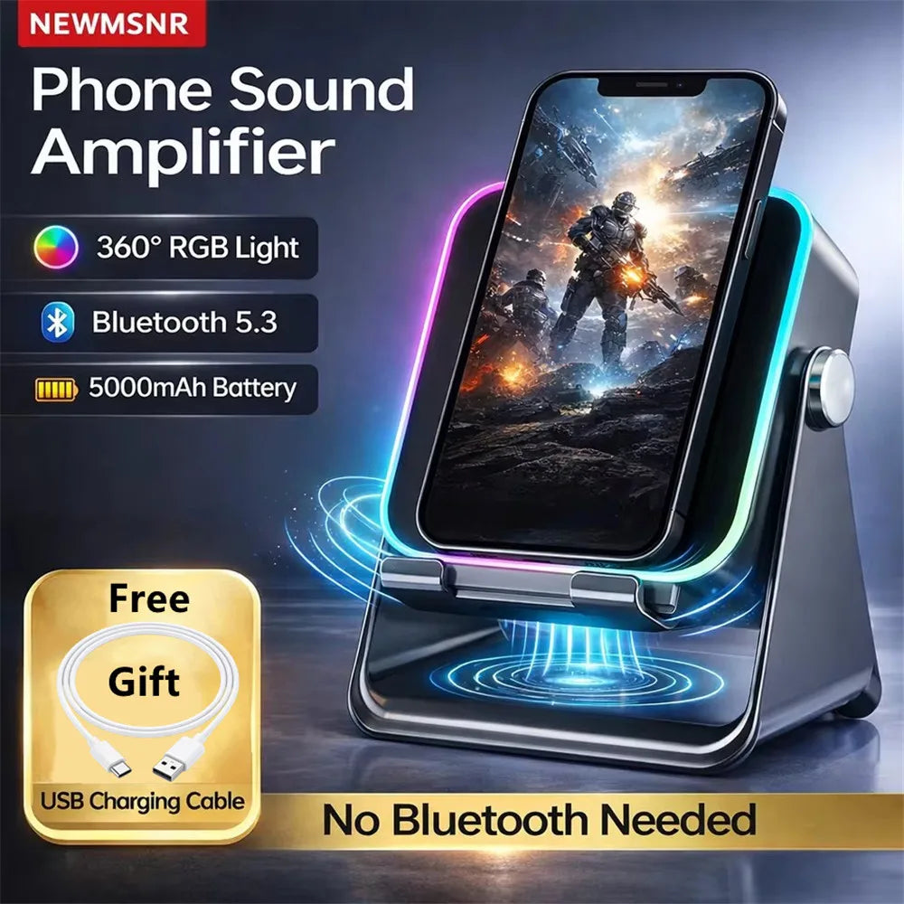 Magnetic Bluetooth Speaker Phone Stand