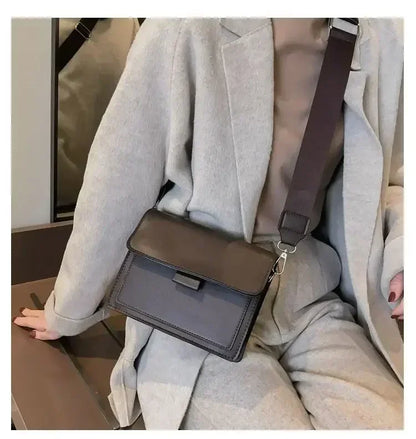 Women’s PU Leather Crossbody Flap Bag