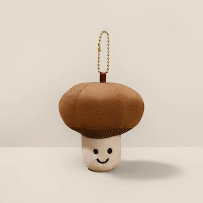Cute Fruit & Vegetable Plush Keychain