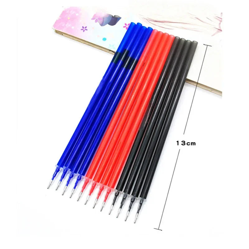 100-Pack 0.5mm Erasable Gel Ink Refills with Bonus Erasers