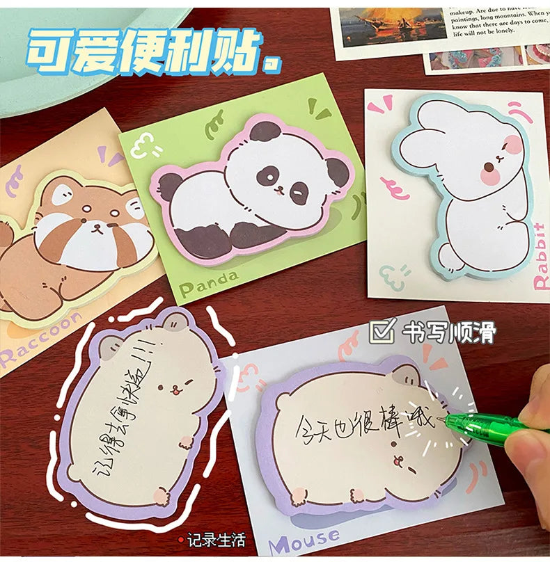 Cute Animal Sticky Notes