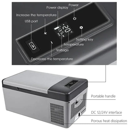 Portable Car Fridge & Compressor Freezer
