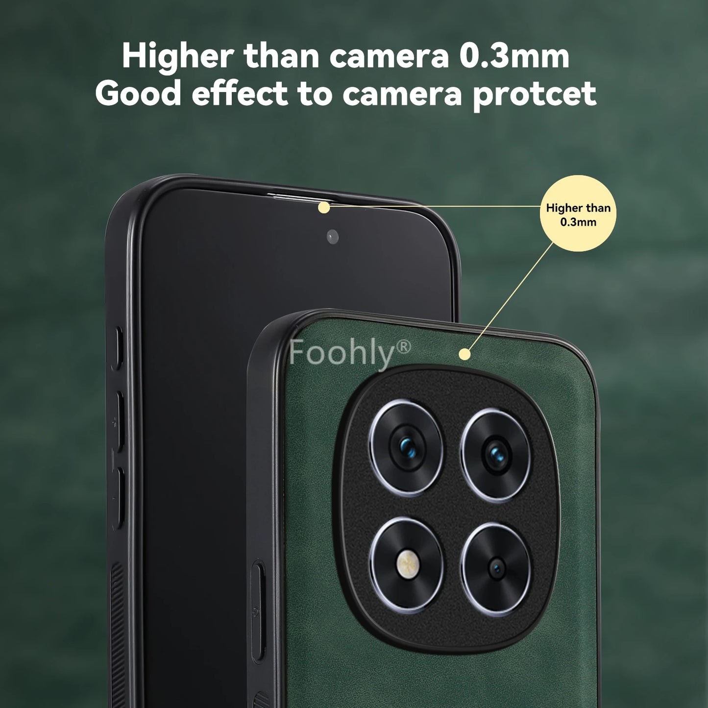 Magnetic Nubuck Leather Case for Redmi