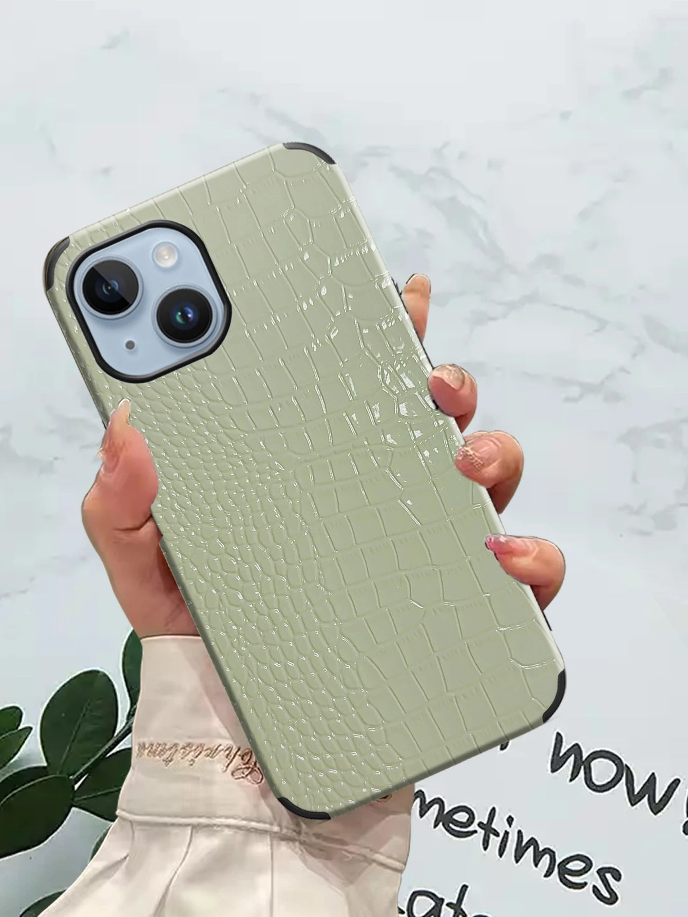 Luxury Crocodile Leather Phone Case