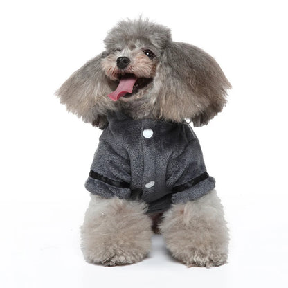 Pet Dog Bathrobe Drying Robe with Adjustable Belt