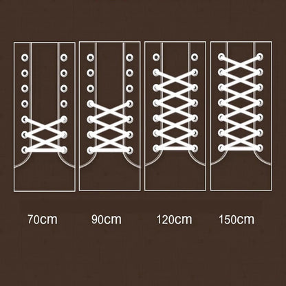 Round Waxed Cotton Shoelaces