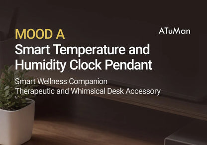 Smart Temperature & Humidity Desk Clock