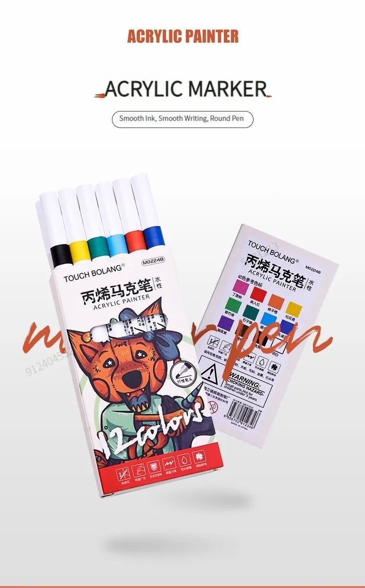 Acrylic Paint Marker Set