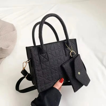 Shoulder Diagonal Two-Piece Bag