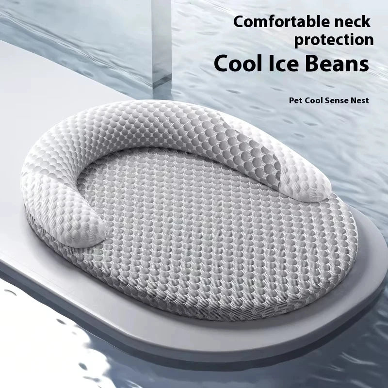 Premium Cooling Pet Lounger Bed