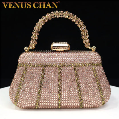 Luxury Rhinestone Evening Clutch Bag