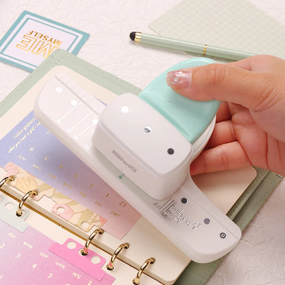 3-Hole Circular Paper Punch for DIY Planners & Notebooks
