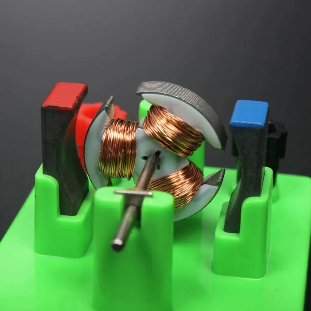 Educational DC Motor Model for STEM Science Learning