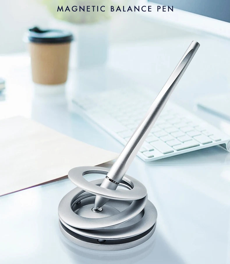 Magnetic Levitating Self-Standing Ballpoint Pen