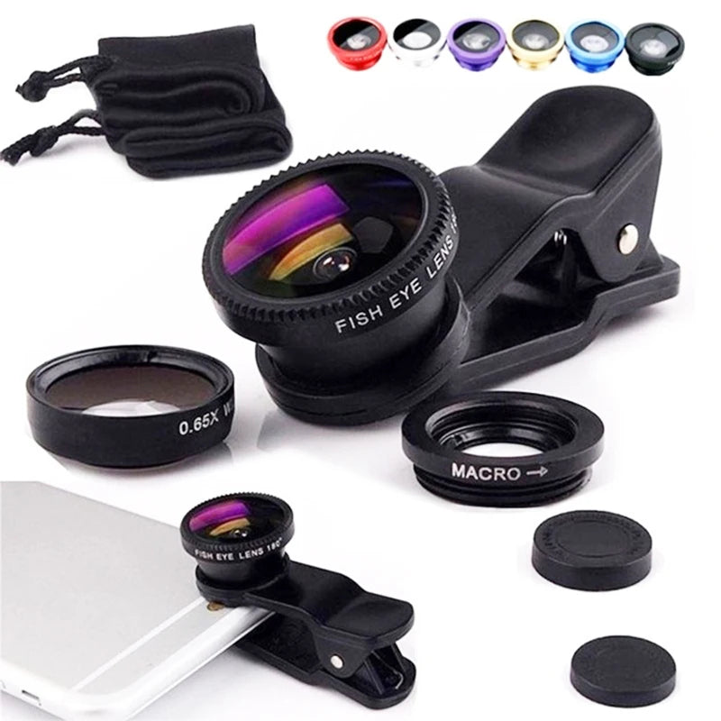 3-in-1 Smartphone Camera Lens Kit –