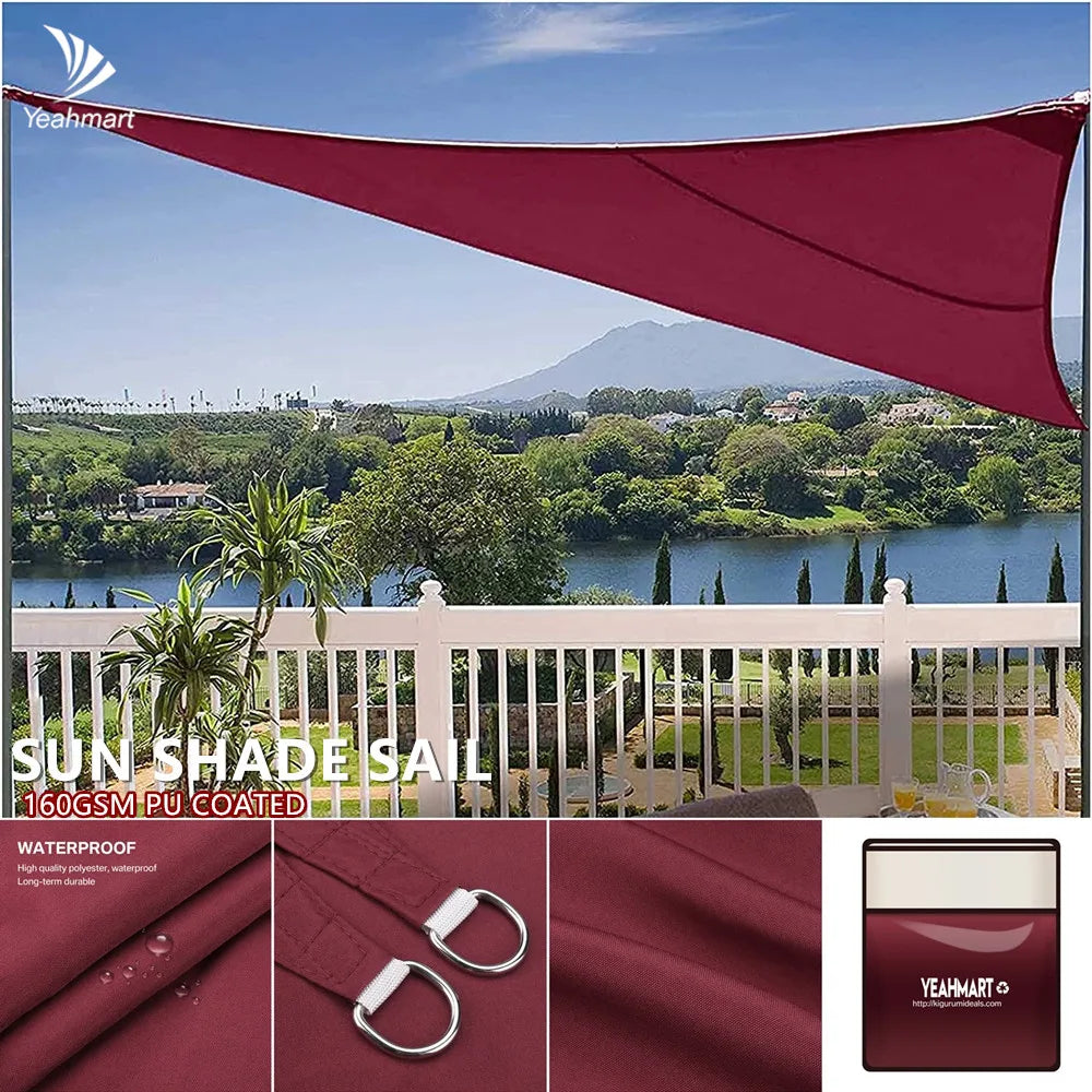 Waterproof Triangle Sun Shade Sail
