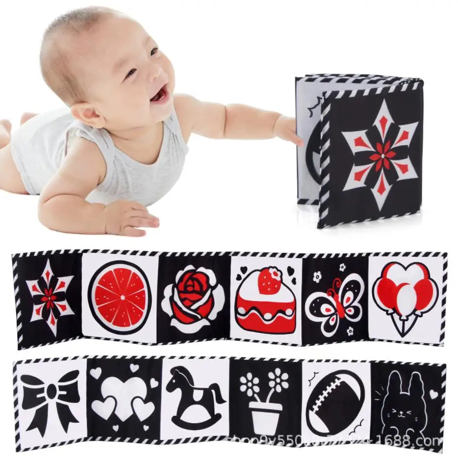 Soft Baby Sensory Cloth Book